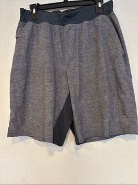 Lulu lemon L Men's Athletic Grey Performance Shorts